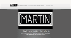 Desktop Screenshot of geomartin.com